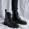 Fashion Ankle Boots Men Genuine Leather Boots Men Shoes Luxury Brand Designer Shoes