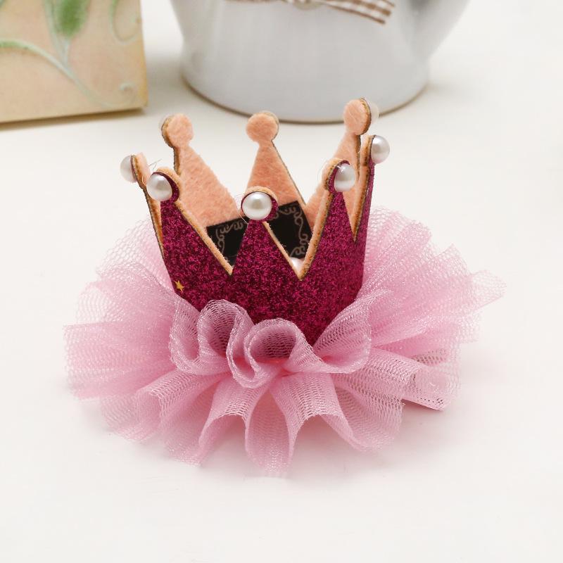 Headdress Side Clip Hairpin Little Girl's Children's Hair Accessories Princess Crown