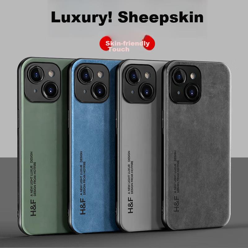 HotFire IPhone 15 Pro Case, Upgraded Skin-Like Matte Lens Full Protection Silicone Case - Smoke Gray