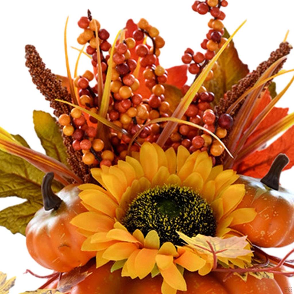 Искусственный цветок тыквы, поддельные тыквы из пеноматериала, модель украшения на День благодарения для вечеринки