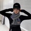 Women's Korean Style Knitted Scarf: Warm, Versatile, Neck Protection, Colorful, Decorative, Perfect for Autumn & Winter