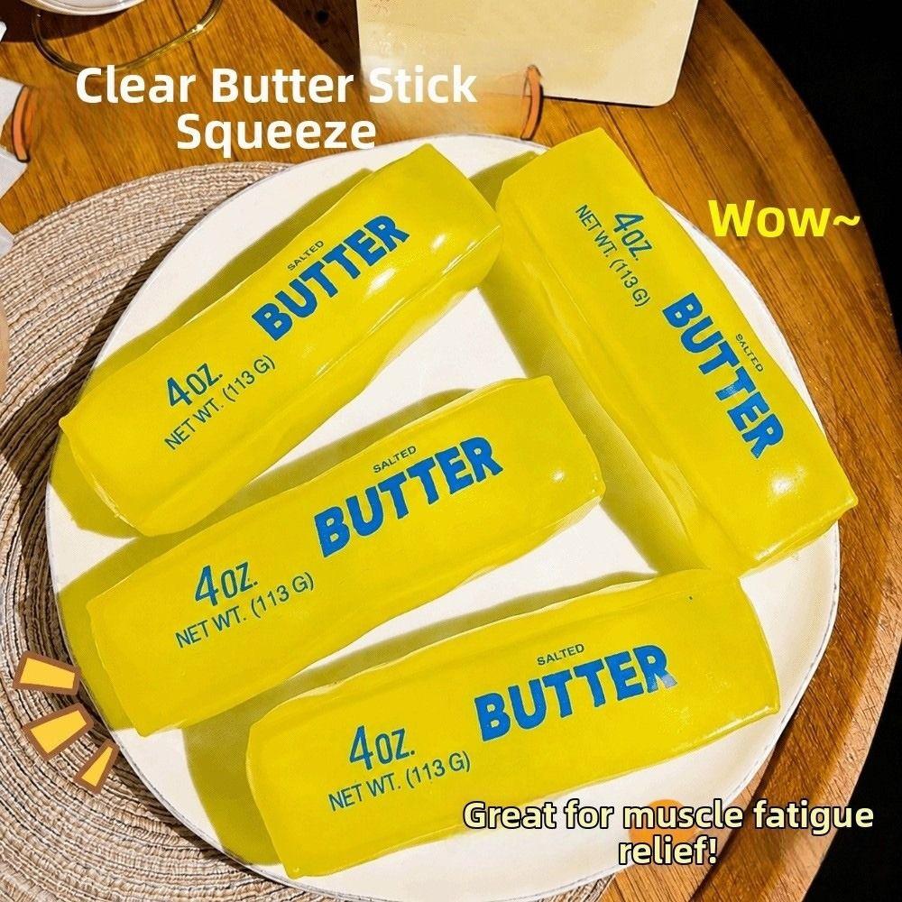 Non Rebound Sensory Stress Stick Plasticity Fidget Toy Butter Stick Squeezing Toy Stress Relief