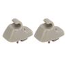 2PCs Sun Visor Retainer Clip 1HS09BD1AA Car Sun Visor Hook Replacement for Ram 1500 2500 3500 4500