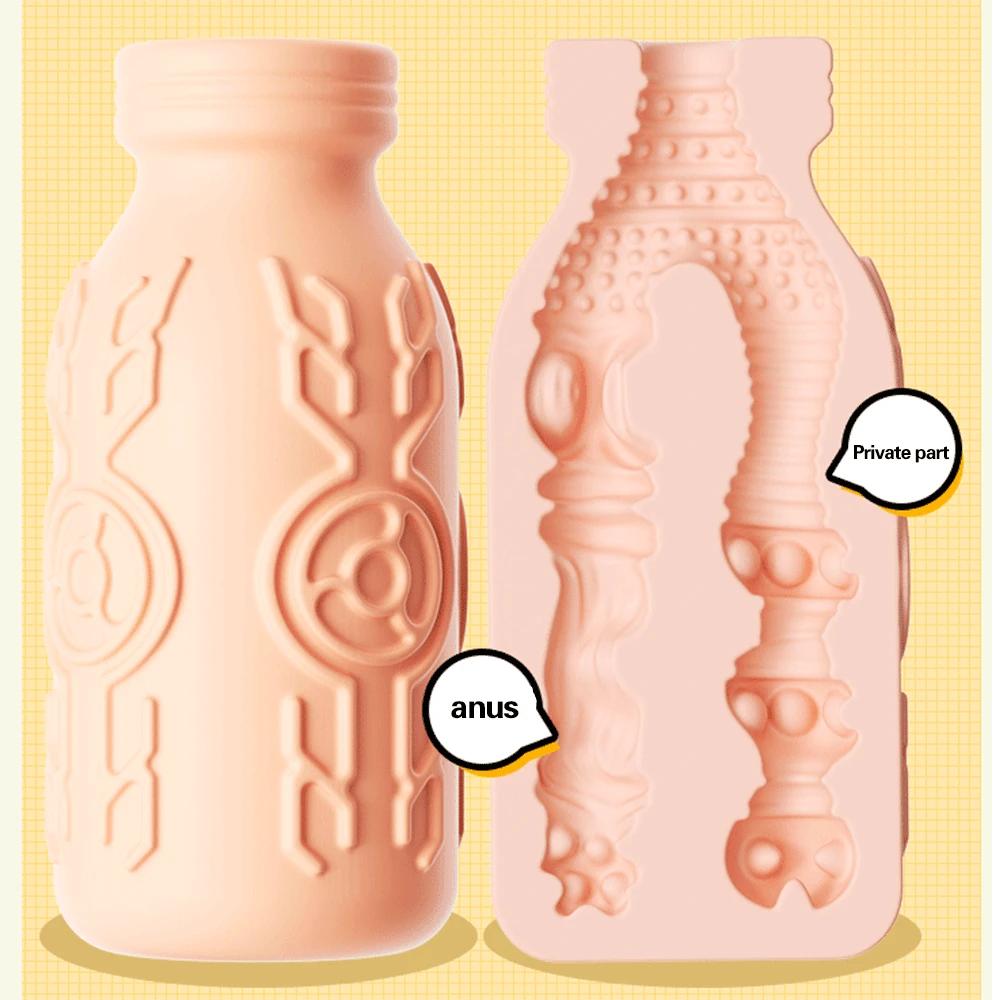 Мужской портативный мастурбатор, чашка, секс-игрушка для мужчин, тренажер для пениса, карманная киска, настоящая вагина, анальный поток воздуха, контроль всасывания, товары для взрослых