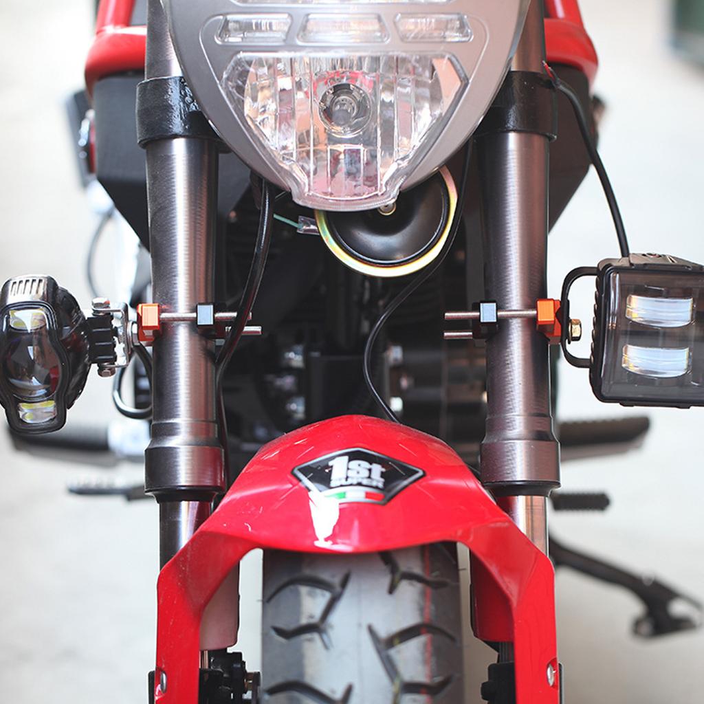 Кронштейны для крепления фонаря на переднюю вилку, держатель для крепления противотуманных фар, удлинительный зажим для мотоцикла 32-54 мм