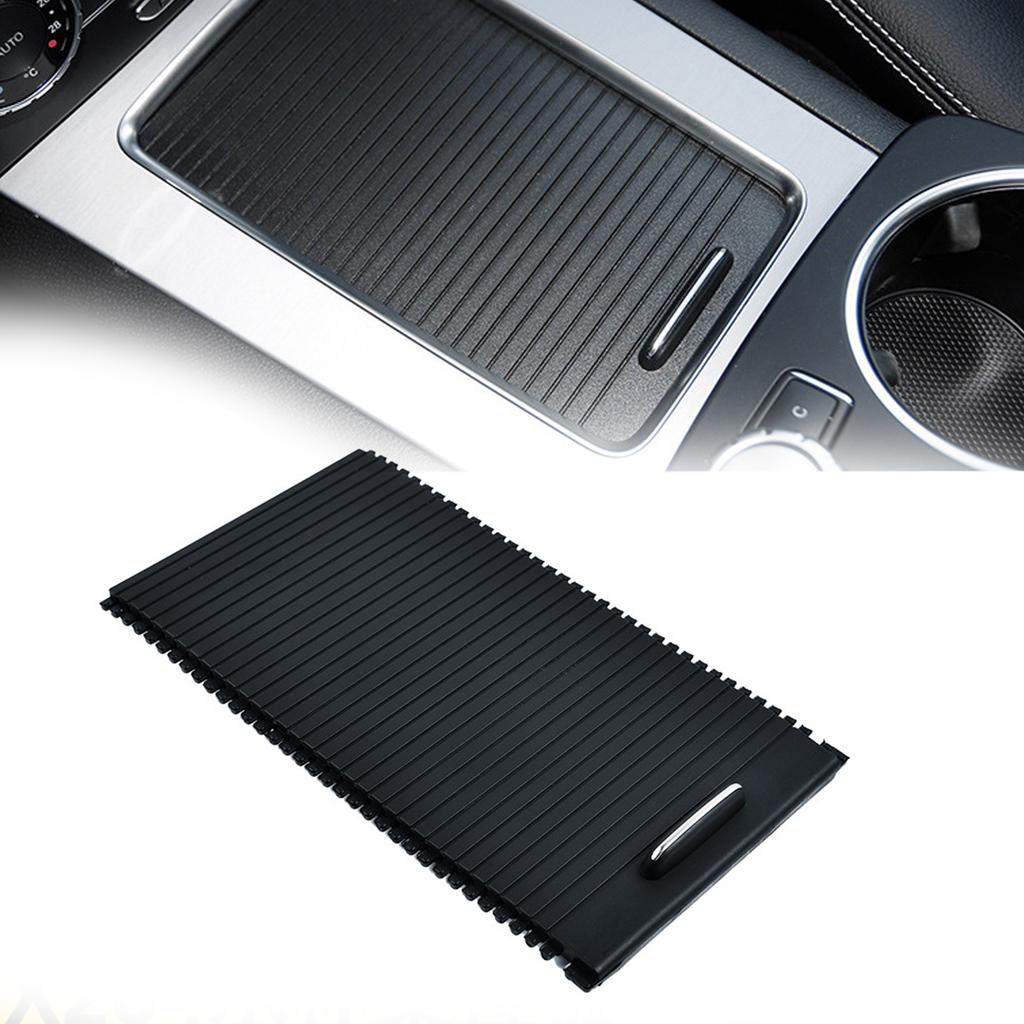 Center Console Water Cup Holder Sliding Roller Cover Compatible with For Mercedes X204 GLK Class 2007 2015 Replacement Part