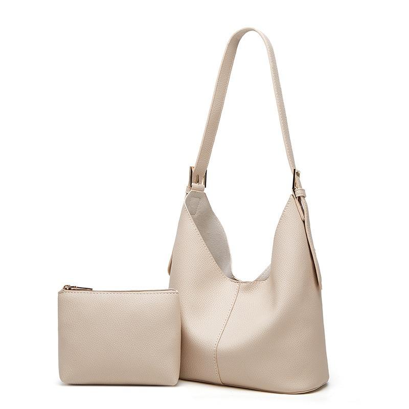 Новая простая и универсальная наплечная сумка для поездок на работу, однотонная, портативная сумка для мамы и ребенка, женская сумка, тренд