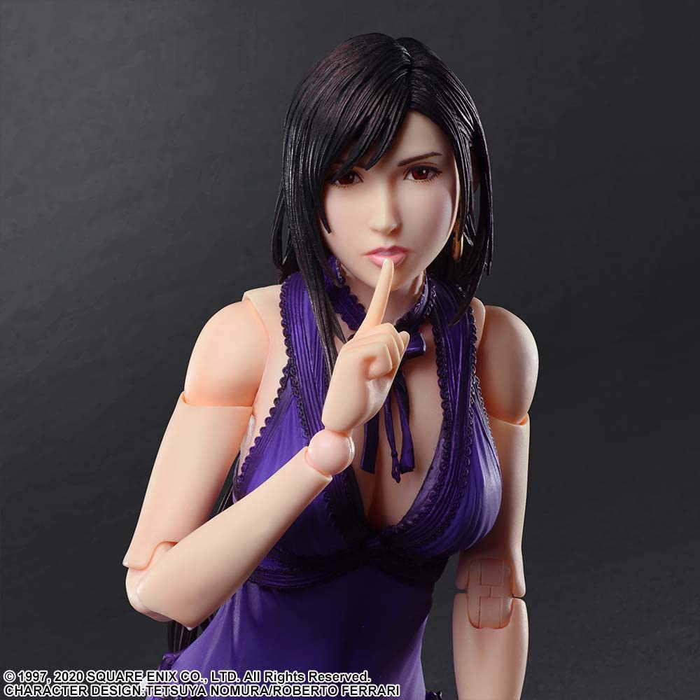Final Fantasy VII Remake PLAY ARTS Kai Tifa Lockhart Dress Ver. Фигурка из окрашенного ПВХ