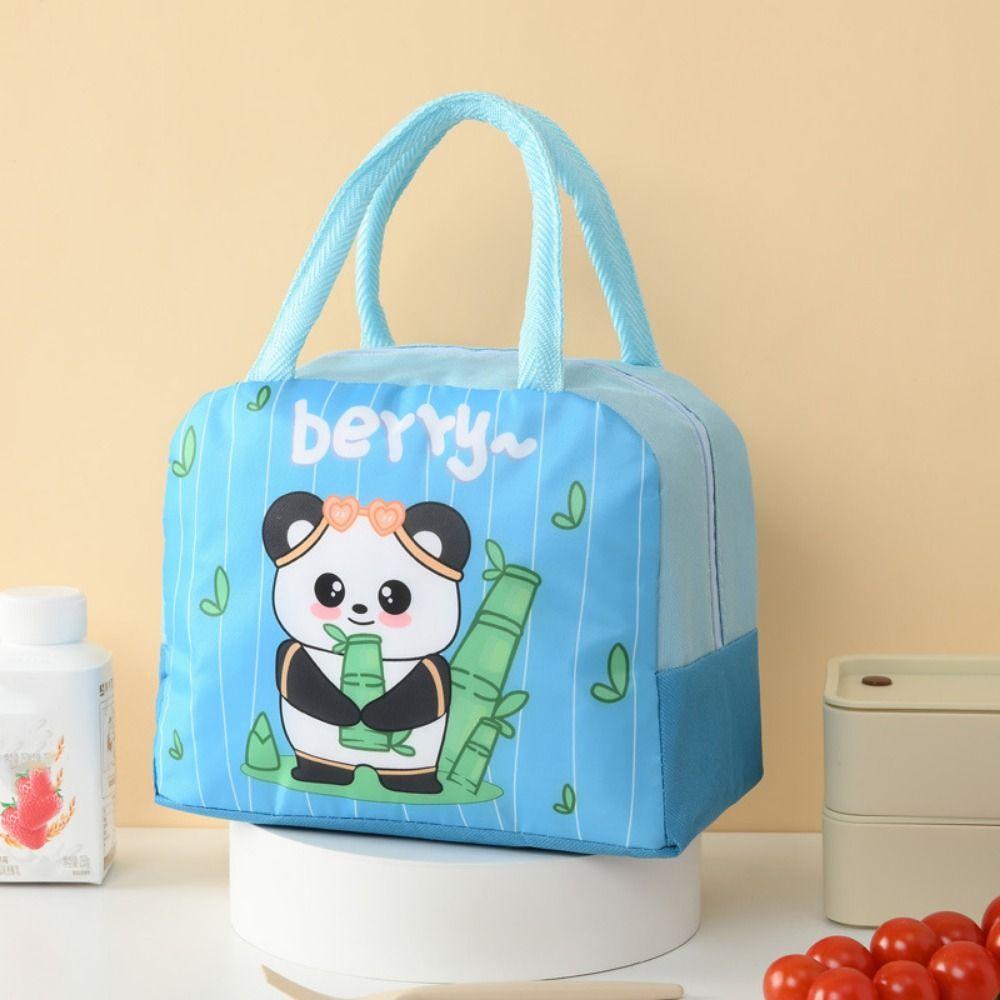 Cartoon Thermal Meal Tote Bag Thickened Portable Lunch Box Practical Food Storage Bag  School