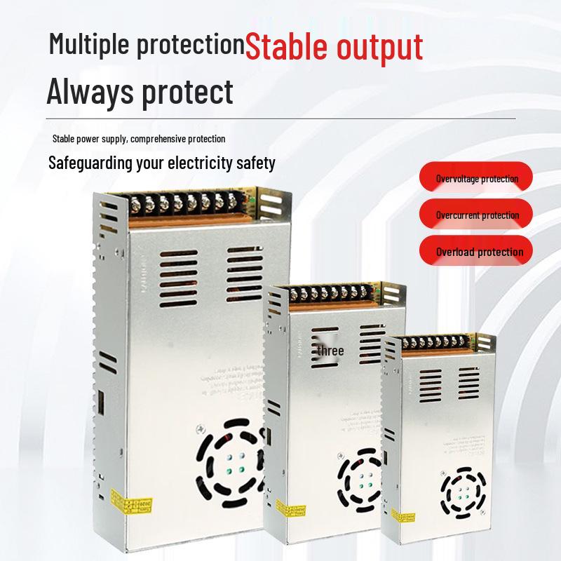 Блок питания 220В в 12В/24В/5В постоянного тока для светодиодных лент - 5А/10А/30А, Трансформатор 60Вт