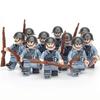 10 шт. фигурка солдата с 10 стрелком оружие аксессуары блок мелкие частицы строительная игрушка солдат модель настольный песок