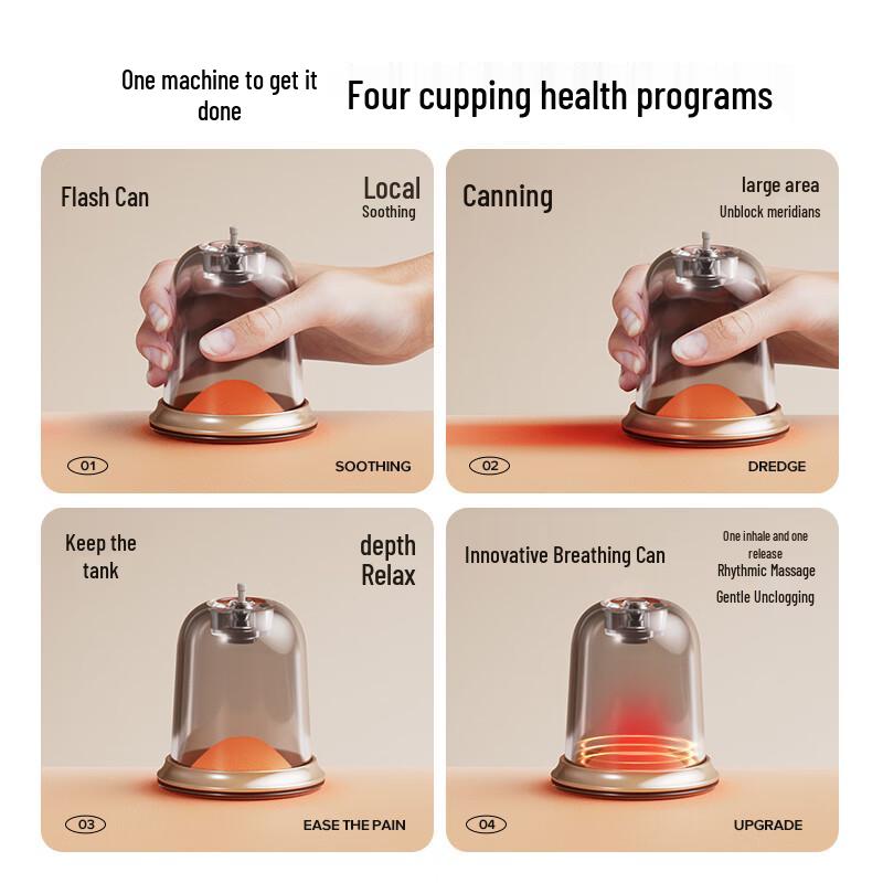 HITH Smart Electric Cupping & Guasha Massager, YMB-G2 CN plug (adapter included)