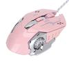 Wired Mouse 6Button USB Port Gaming Luminous Ergonomic Optical Computer Accessories