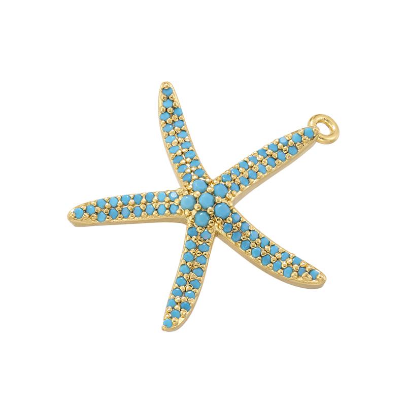 Starry Sky Theme Charms Small Star Cubic Zirconia Pendant for Jewelry Making, Heart-Shaped Pendant Jewelry Materials: VD1356