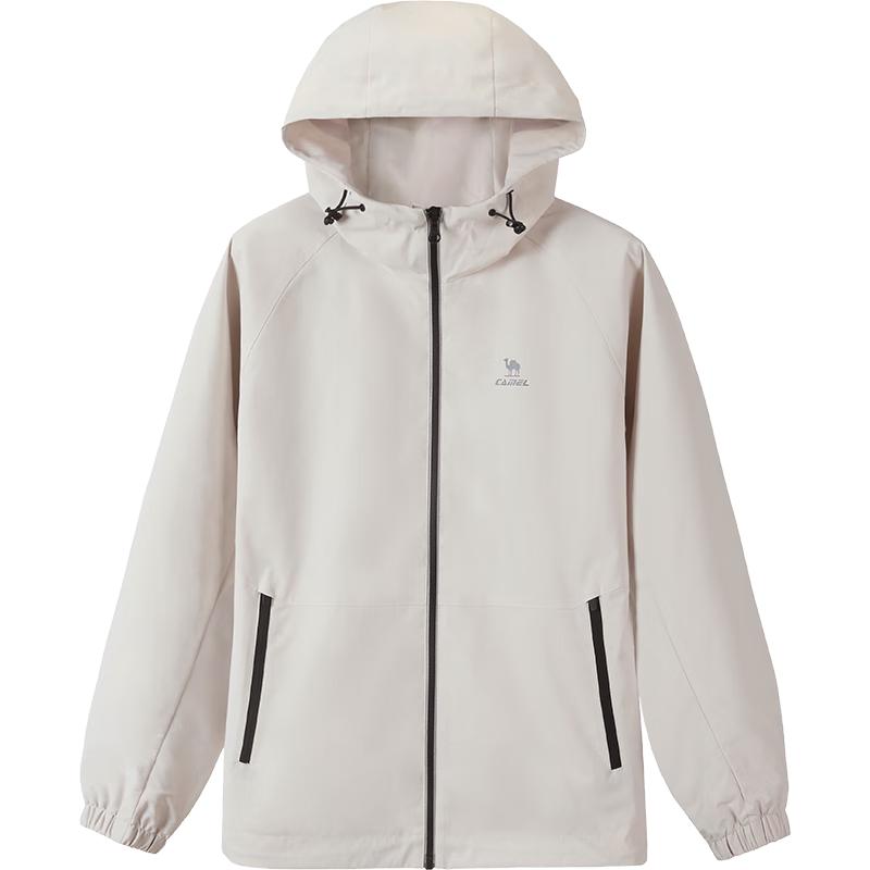 CAMEL Water-Repellent Hooded Outdoor Windbreaker Jacket
