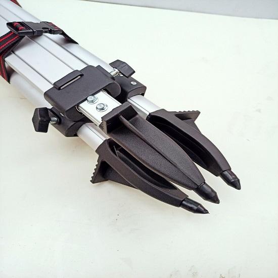 Алюминиевый штатив с автоматическим нивелиром, теодолитный тахеометр, измерительный прибор для съемки тахеометра