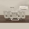 3D цифровой будильник творческий интеллектуальный светочувствительный светодиодный настенный студенческий электронный будильник украшение дома с дисплеем температуры