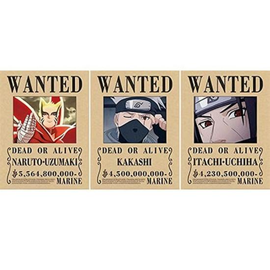 3D-лентикулярная аниме-картина: Академия Героев Наруто и Ван Пис
