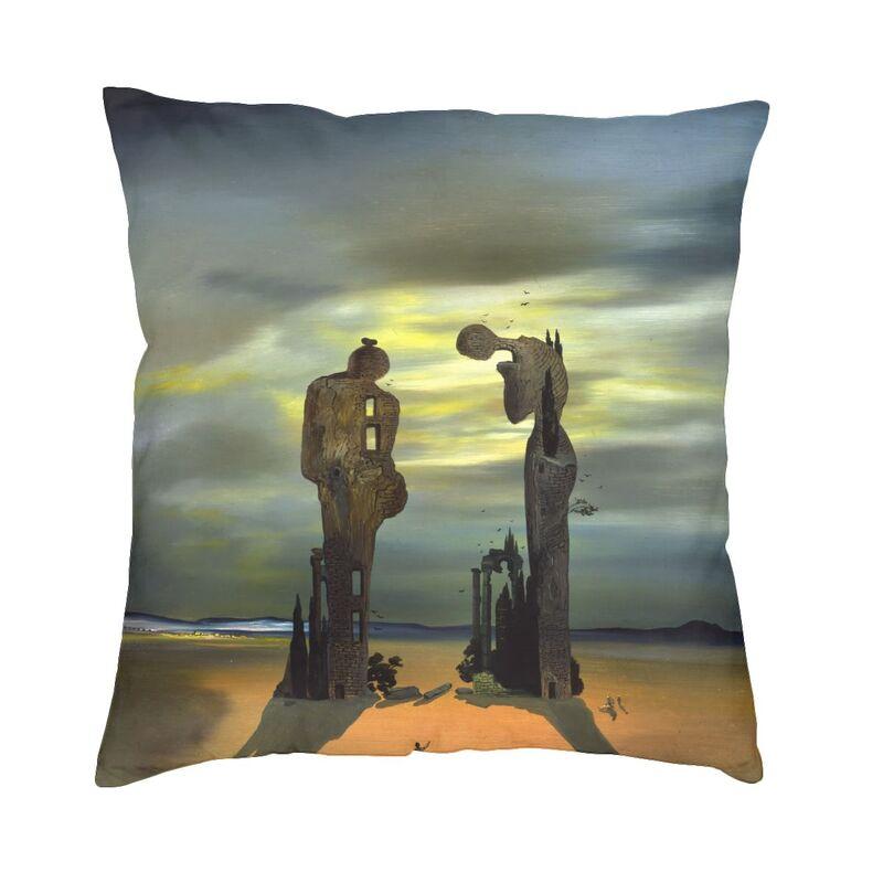 The Persistence Of Memory Cushion Cover 45X45Cm Salvador Dali Painting Art Velvet Cute Pillow Cases For Sofa Home Decor