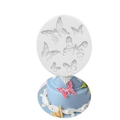 Силиконовая форма для сахарной бабочки, форма для помадки, инструменты для декора торта, шоколадная форма