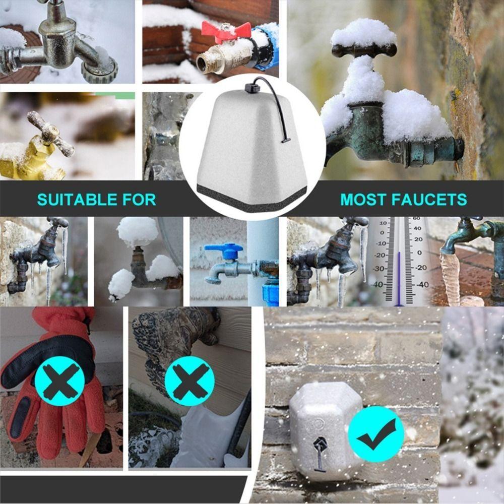 Antifreeze Tap Protection Foam Protective Cover Reusable Outdoor Faucet Cover  Winter