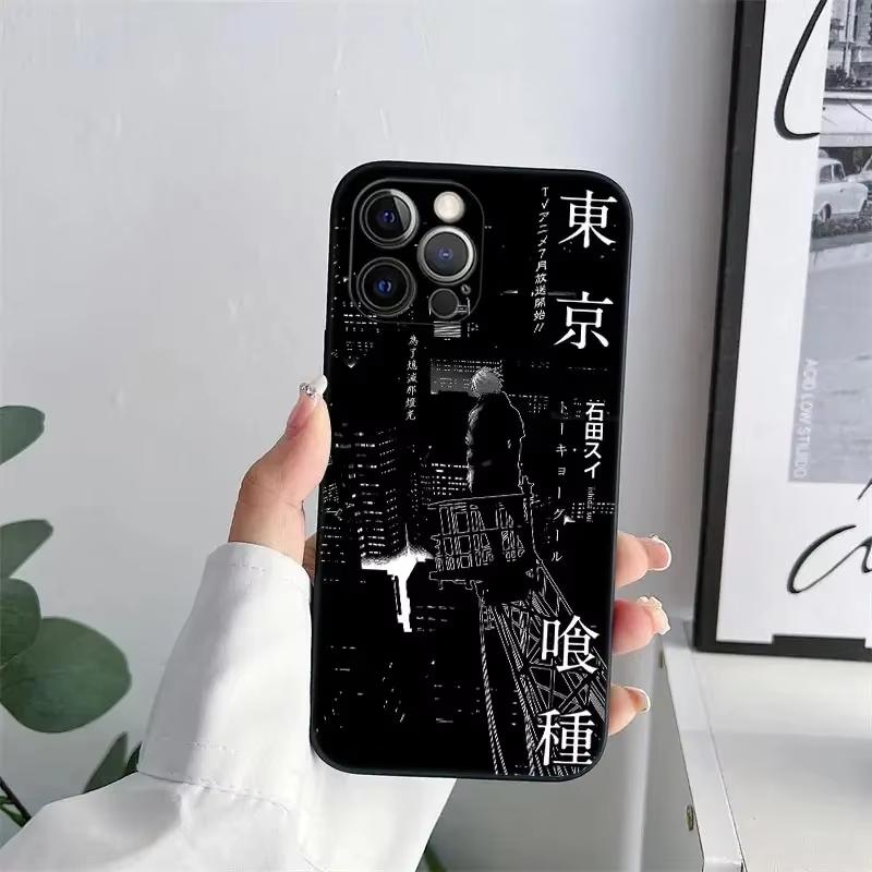 Чехол для телефона Tokyo Ghoul Канеки Кен, силиконовый, мягкий, для iPhone 16 15 14 13 12 11 Pro Max Mini XS X XR SE 7 8 SE Plus