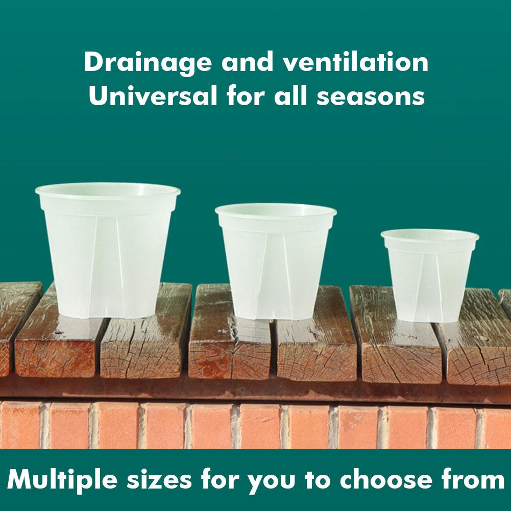 Прозрачный пластиковый цветочный горшок, управляемый корнями, посадочный горшок с устьичными отверстиями, ящик для выращивания орхидей, товары для дома и сада