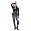 Smiffys Womens/Ladies Dark Warrior Costume