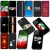 Чехол для телефона с флагом Италии Italia для Samsung Galaxy S25 Edge S24 S23 FE Plus Ultra A16 A15 A55 A57 5G Защитный чехол