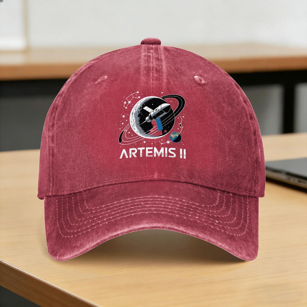 Кепка-тракер Artemis II Back to the Moon 2026 Sun Унисекс-Подростковый Дизайн Весенняя Классическая Спортивная Оптовая Продажа Бейсболок