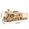 Tsukurundesu® 3D Wooden Puzzle Ornament Series (Freight Steam Locomotive) with Japanese Instructions
