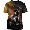 Summer Universe Sports 3D Printing Knight Templar Fashion Casual T-shirt Men's Women's Hip Hop Harajuku Casual Tops