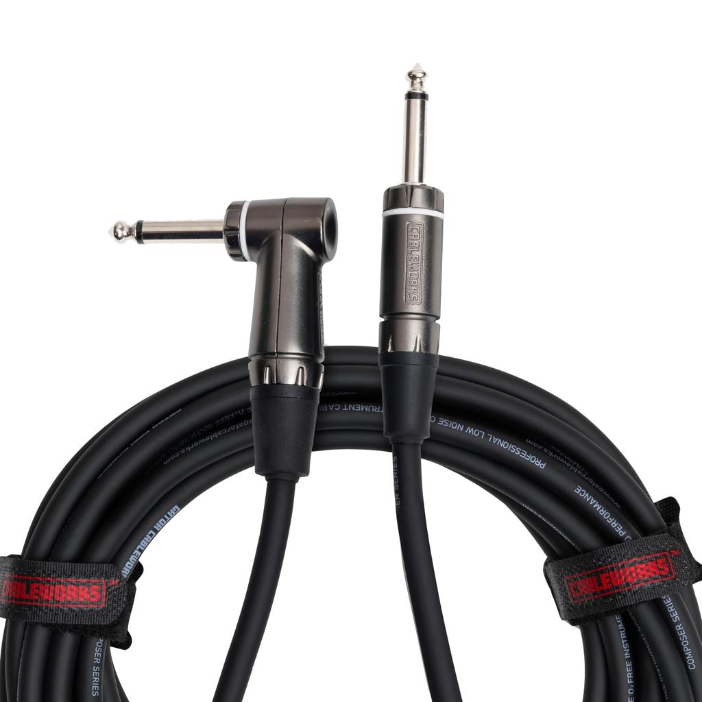 Cableworks by Gator Cases Cableworks Shielded Cable for Composer Series Guitar/Bass (30ft S/L) GCWC-INS-30RA []