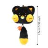 PP Cotton Cat Plush Keyring Long Tail Plush Cat Doll Pendant Plush Cat Keychain  Bag Pendant