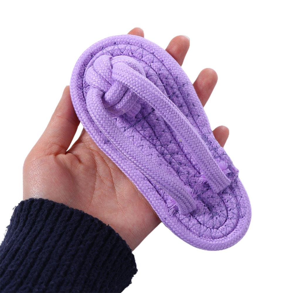 Stress Relieving Wear Resisting Dog Chew Knot Toy Cat Slipper Toy Pet Molar Rope Dogs Accessories