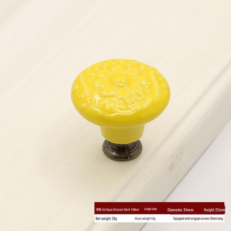 Круглая ручка из цинкового сплава для шкафа для кухни и мебели