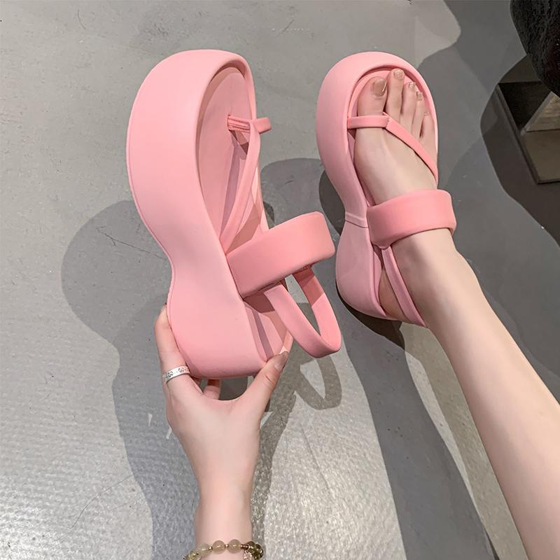 Trend Women's Wedge Sandals Non Slip Slipper Platform Ankle Strap Slingback Lightweight Women Shoes Sandalias De Mujer