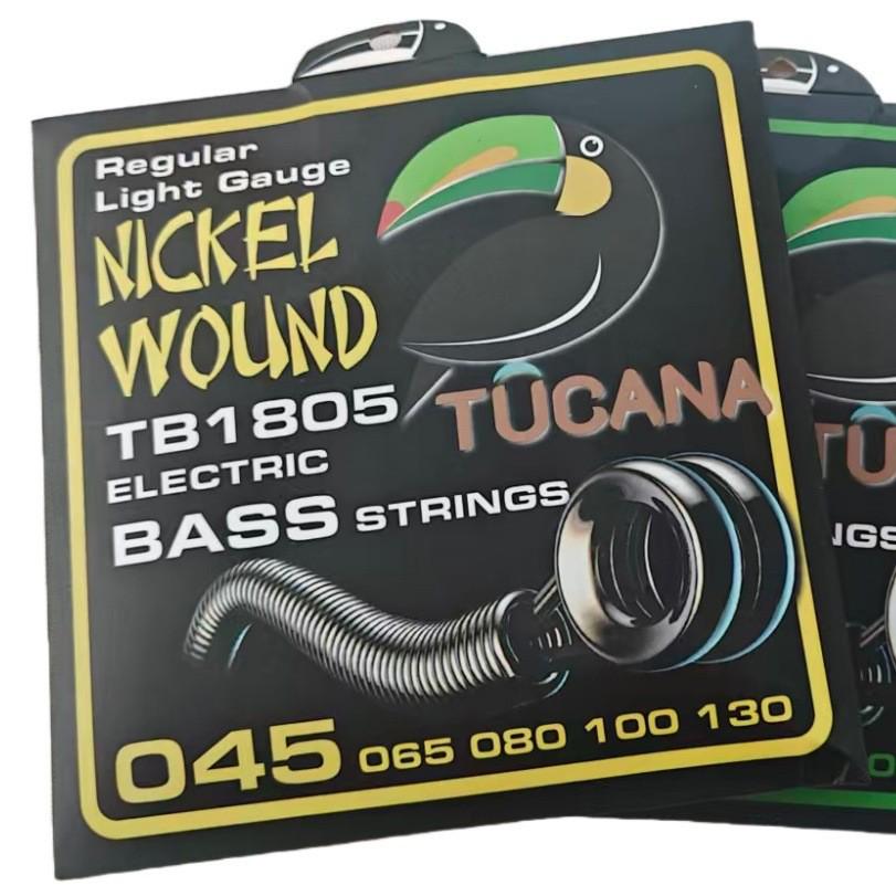 Premium TUCANA Nickel Steel Bass Strings with Rust-proof Hexagonal Core Coating