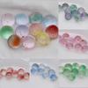 12mm Colorful Round Glazed Glass Loose Beads DIY Jewelry Making Crafted Findings Hairpin Accessories NO Hole