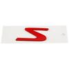 Car ABS S Logo Trunk Body Badge Emblem Decals Sticker For M-aserat-i Modena L-evant-e Q-uattroport-e G-hibl-i Granturismo Trofeo
