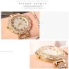 Women's Luxury Stainless Steel Quartz Watch Shiny Design Women's Dress Bracelet Watch