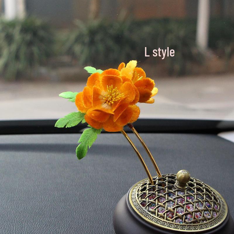 DIY Plush Flower Kit with Scissors, Pig Bristle Brush, Solid Wood Clip, Silk Board for Beginners