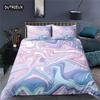Luxury 3D Marble Print Home Living Comfortable Duvet Cover Pillowcase Kid Bedding Set Queen and King EU/US/AU/UK Size