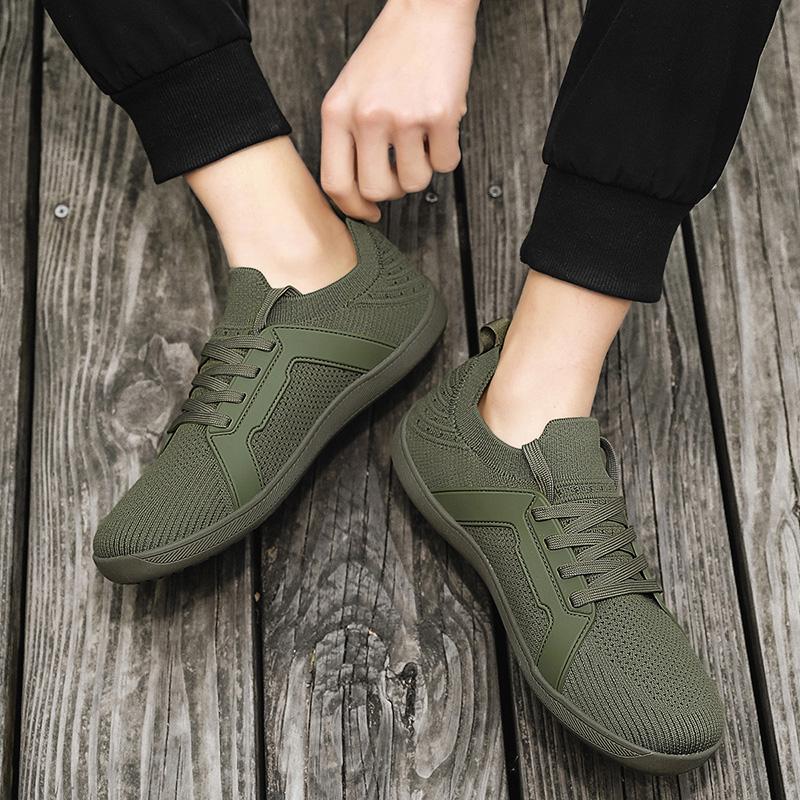 2025 Women's Summer Wide Toe Mesh Casual Shoes Platform Outdoor Fitness Anti Odor Hiking Lace Up Running Shoes Men's Large Size