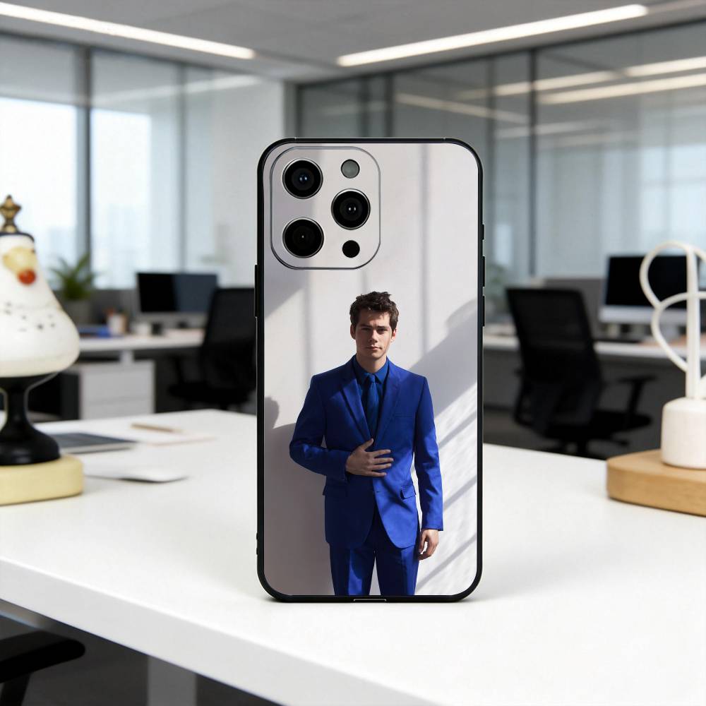 D-Дилан О'Брайен-DO-ES Чехол для телефона для iPhone 17,16,15,14,13,12,11 Plus,Pro Max,XS,Мягкий силиконовый черный чехол