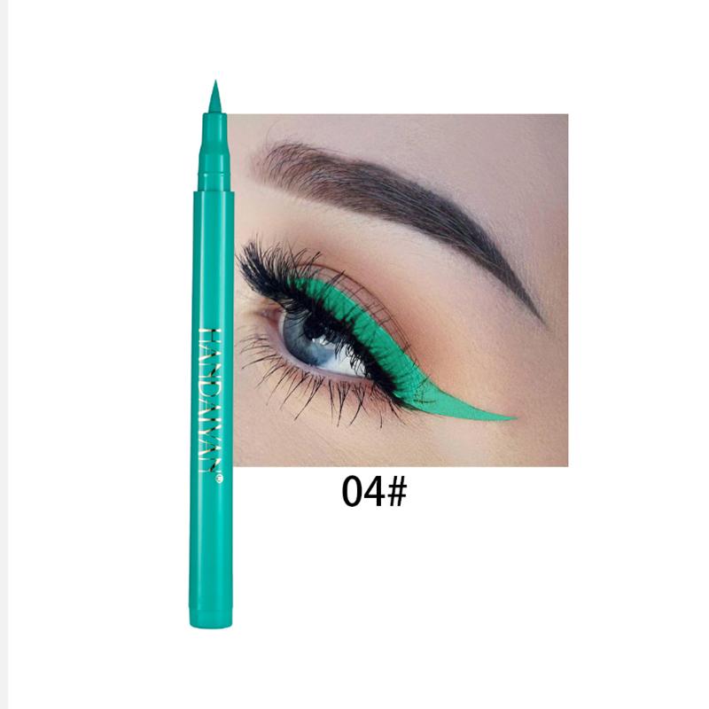 12 цветов многоцветный черный жидкий карандаш для подводки водостойкий карандаш стойкий макияж для глаз макияж для женщин косметика для глаз