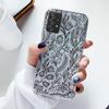 Чехол для телефона Samsung A52s A52 Цветочный силиконовый чехол для Samsung Galaxy A52 Fundas Coque Прозрачный мягкий Capas Цветочный TPU
