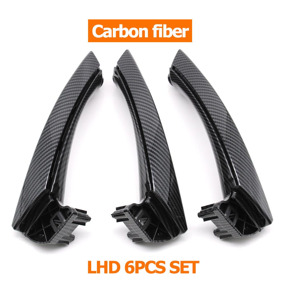 LHD RHD 6PCS Upgraded Interior Door Panel Pull Handle Cover Trim Kit For BMW 3 Series E90 E91 316i 318i 320i 325i 328i 2005-2012