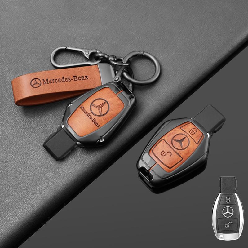 D7Car Key Case Cover Protector for Mercedes Benz CLK ML SLK B C E S Class Auto Keychain Accessories Car Styling for Mercedes Benz