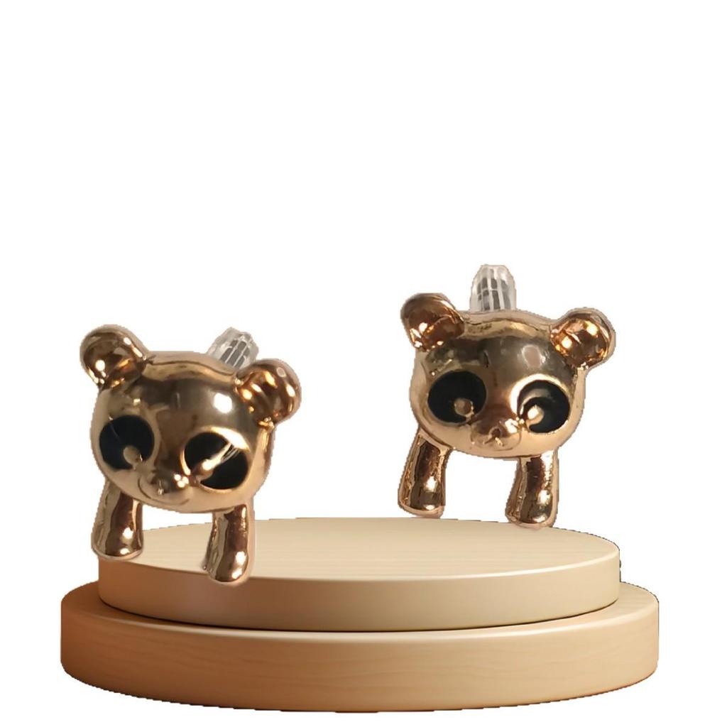 Panda Stud Earrings - Cute, Simple, and Versatile Design